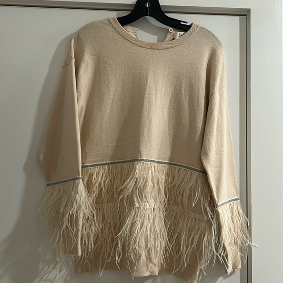 Joh Sally Knitted Sweater with Feathers - Picture 2 of 5